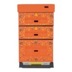 Lyson Hartschaum Dadant Blatt OPTIMA - orange mit Bienen
