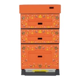 Lyson Hartschaum Dadant Blatt OPTIMA - orange mit Bienen