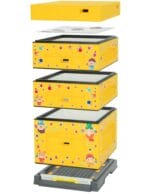 Lyson Hartschaum Dadant Blatt OPTIMA - gelb mit Kinder