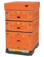 Lyson Hartschaum Dadant Blatt OPTIMA - orange mit Bienen