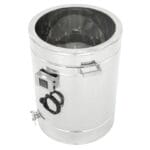 Lyson Abfüllbehälter Edelstahl 200l mit Heizmantel - Premium – Bild 4