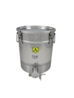 CFM-Abfüllbehälter 32 kg( 4 Spannverschlüsse) mit Gewinde Servomechanik