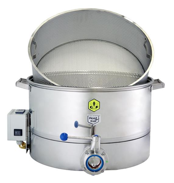 CFM-Vorfilter mit Bodenheizung und DN 40 Scheibenventil