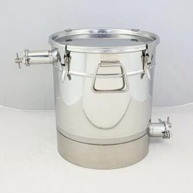 CFM Abfüllkanne 32 kg mit 2 Quetschhähnen - 4 Spannverschlüsse