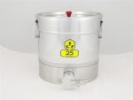 6108 - CFM - Abfüllbehälter 25 kg (Auflagedeckel) mit Gewinde Servomechanik
