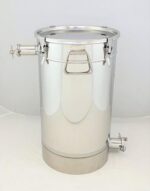 CFM Honigunterstellkanne 50kg mit oberen Hahn und 4 Spannverschlüssen
