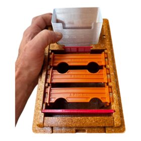 Wechselfuttereinsatz für Apidea / Rütli Begattungskästchen