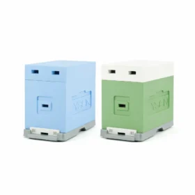 Lyson Ablegerbeute 6 Waben Dadant Blatt eingefärbt