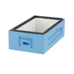 Lyson Honigzarge Dadant Blatt - 6 Waben blau - für Ablegerkasten