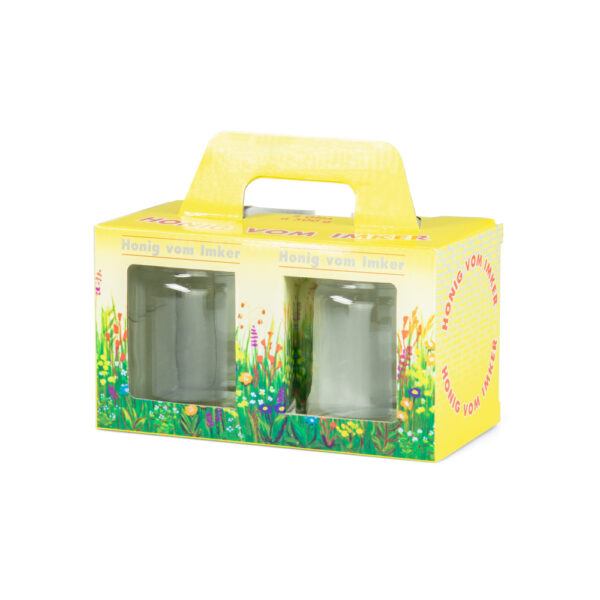 Geschenkkartons Blumenwiese 2 x 500 g