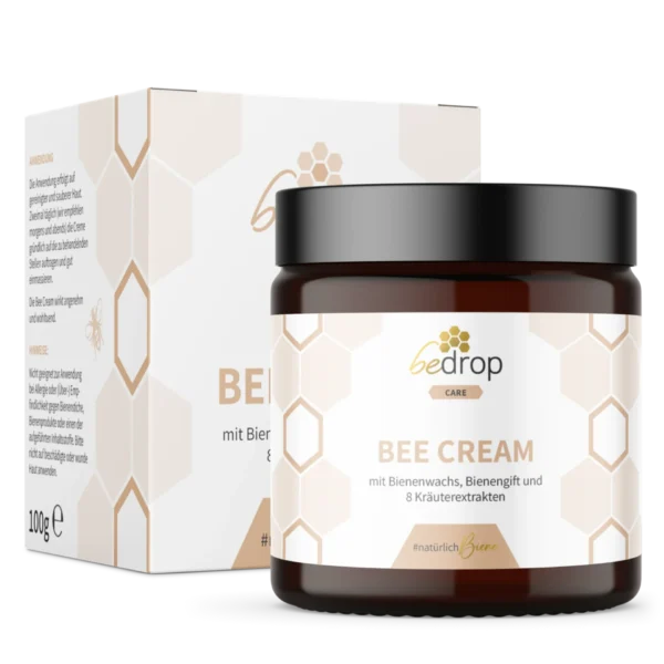 Bee Cream Bienengiftsalbe mit 8 Kräuterextrakten 100gr