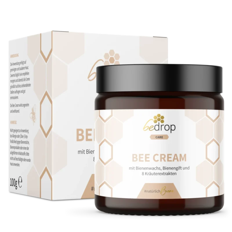 Bee Cream Bienengiftsalbe mit 8 Kräuterextrakten 100gr