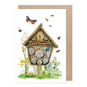 Klappkarte Insektenhotel