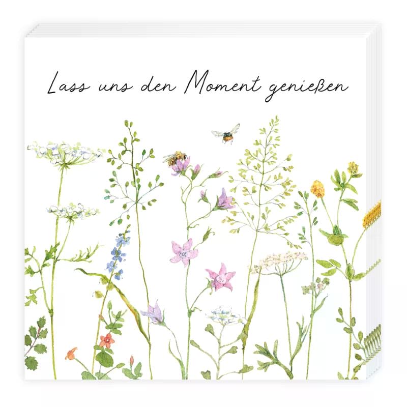 Cocktailserviette Lass uns den Moment genießen