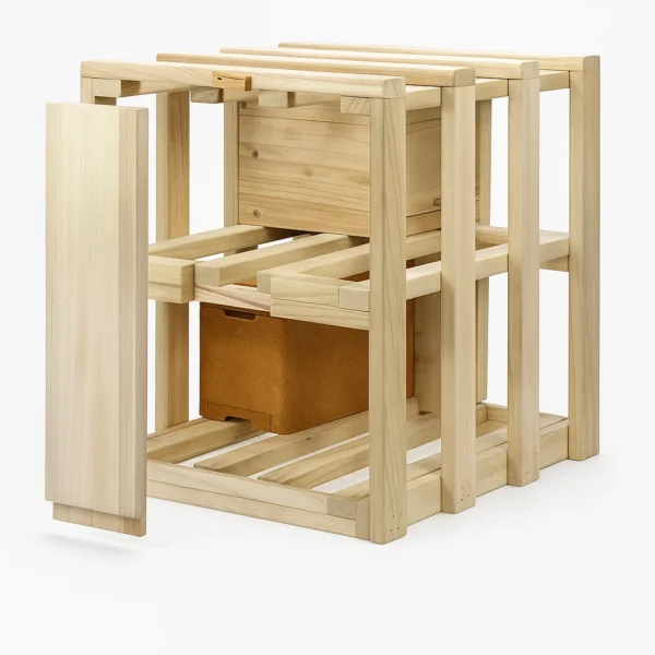 Tragegestell für 8 Apidea Kästchen