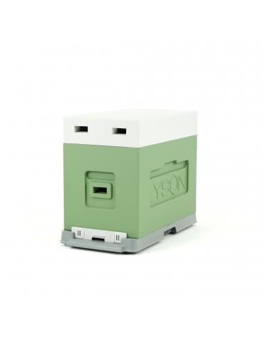 Lyson Ablegerbeute 6 Waben Dadant Blatt grün eingefärbt