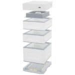 Lyson Multi frame Dadant US10 Futterschale Set - Orange – Bild 5