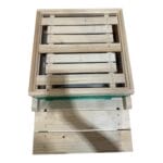 Gitterboden hoch EHM Quadrat 435x435 Varroalade – Bild 2