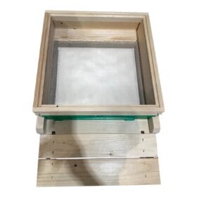 Gitterboden hoch EHM Quadrat 435x35 mit Varroalade