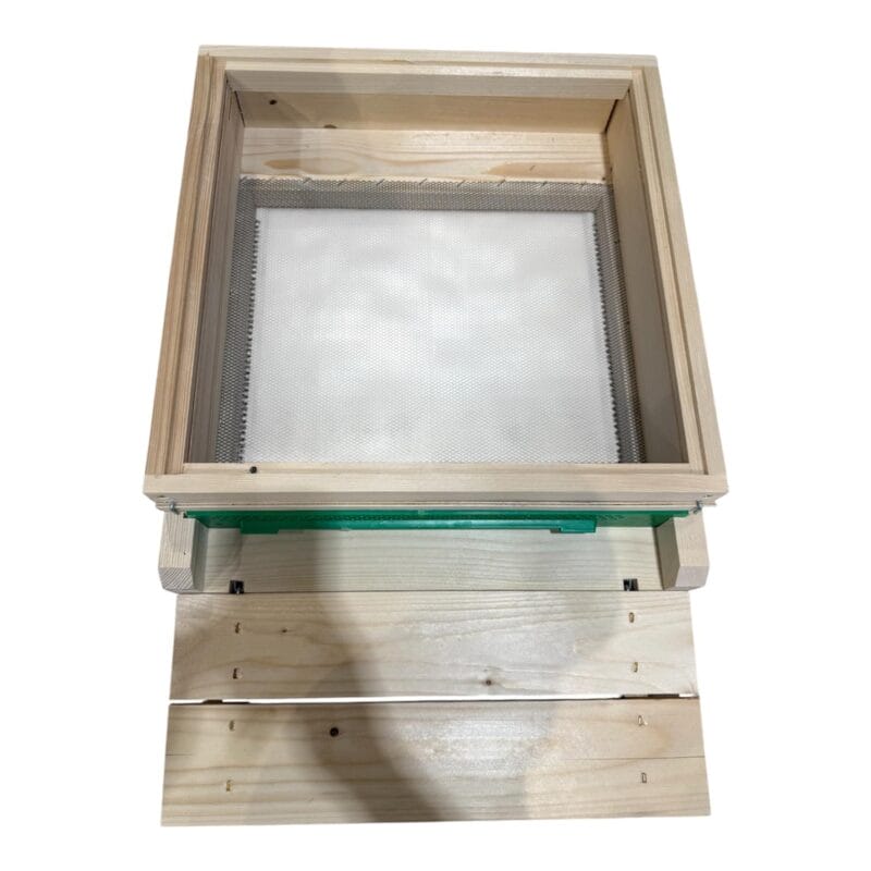 Gitterboden hoch EHM Quadrat 435x35 mit Varroalade