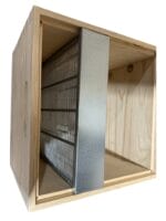 Bannwabentasche mit Rundstabgitter für 2 Rähmchen inkl. Deckel - Verzinkt – Bild 5