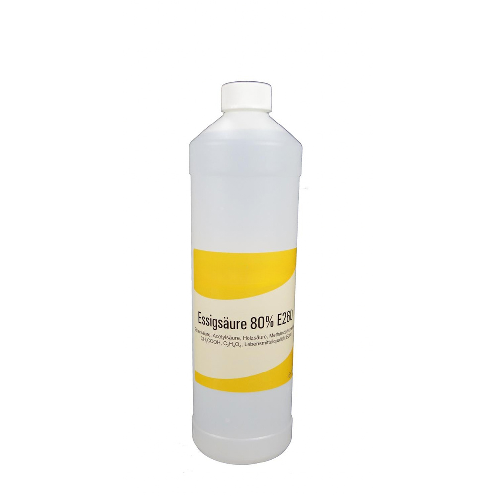 Essigsäure 80% in Lebensmittelqualität E260 1000g Essigsäure 80% in Lebensmittelqualität E260 1000g